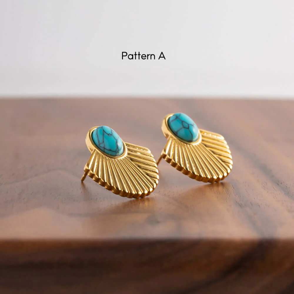 ORECCHINI MUM CUORICINO ACCIAIO ORO  (copia)