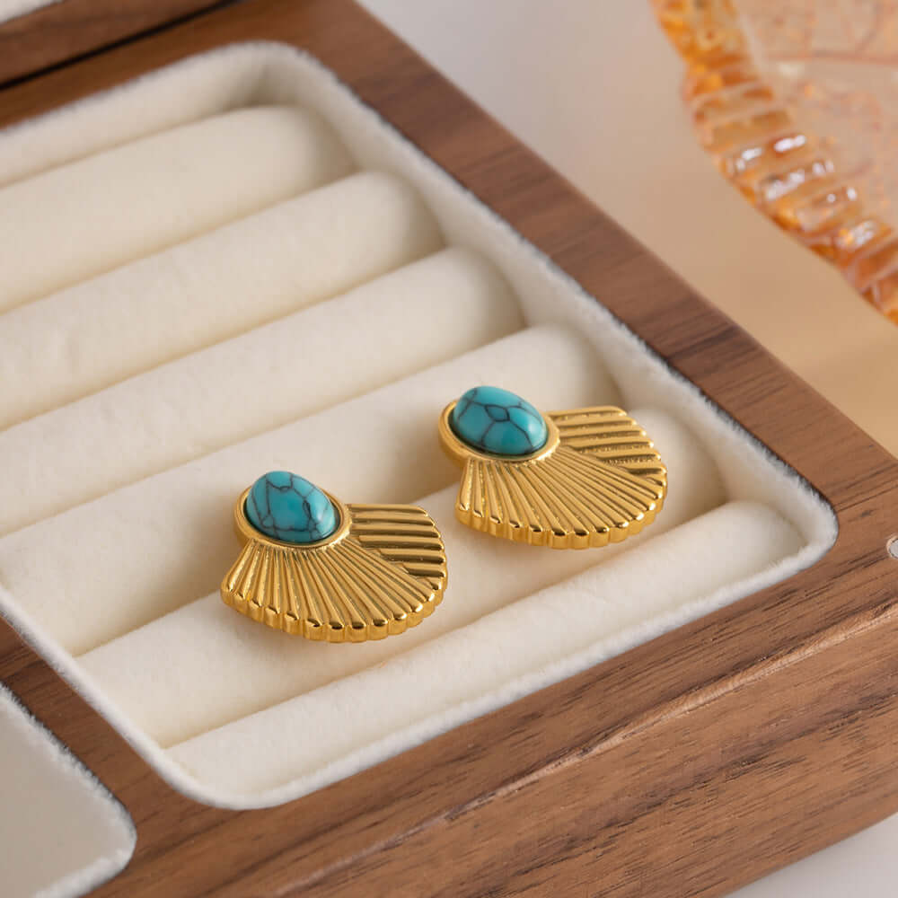 ORECCHINI MUM CUORICINO ACCIAIO ORO  (copia)