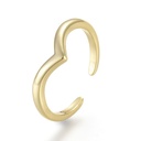 ANELLO GIULIA ACCIAIO ORO CON PIETRA (copia)