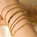 BRACCIALE FRANCIS ACCIAIO ORO VINTAGE