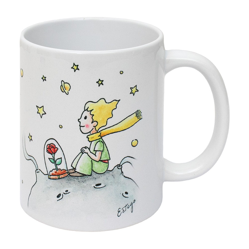  Tazza Piccolo Principe Porcellana con frase 'Mi domando se...', Regalo