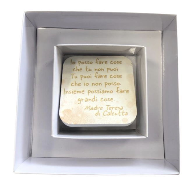 SCATOLA CONFETTI BOMBONIERA MATRIMONIO CON FRASE 'Io posso fare cose...'   