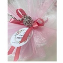 Sacchettino carta da zucchero Portachiavi Corona Argentata bomboniera compleanno 18  (copia)