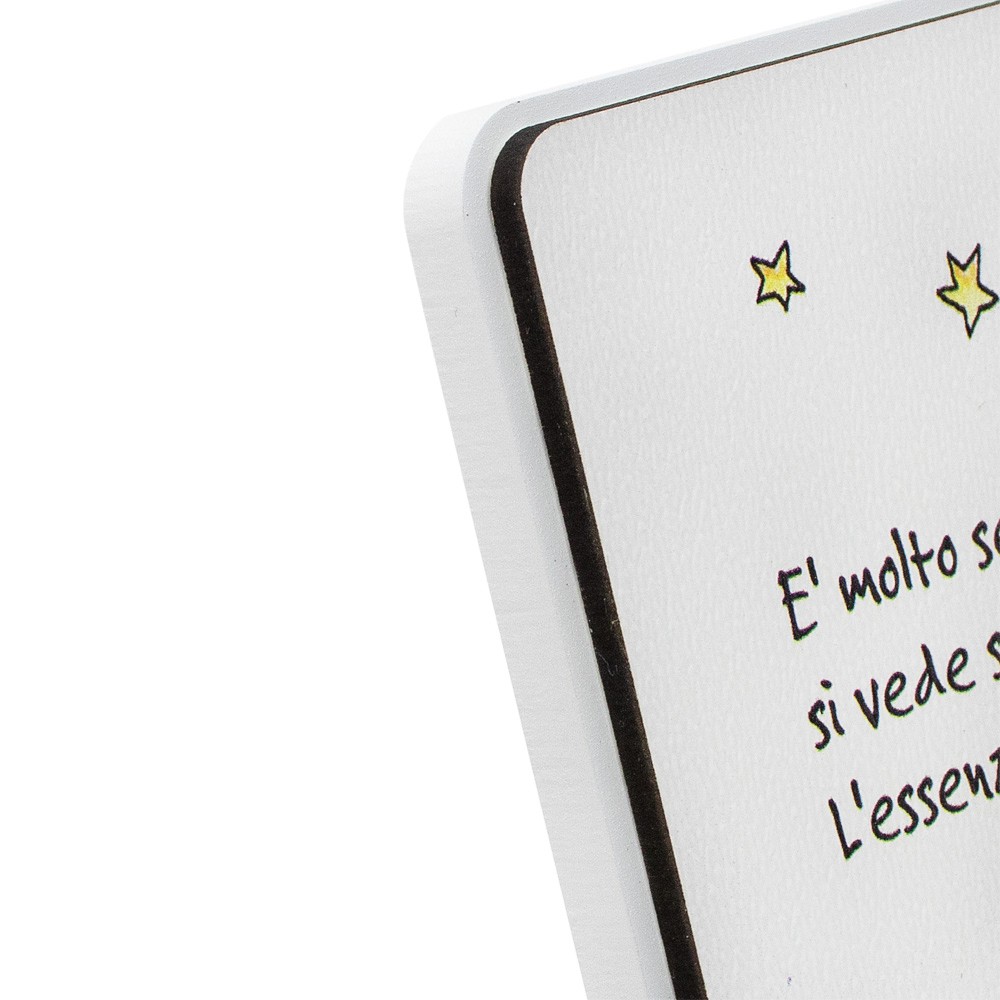 Orologio da tavolo Piccolo Principe con frase 'Tutti i grandi ...' Bomboniera Regalo