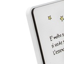 Orologio da tavolo Piccolo Principe con frase 'Tutti i grandi ...' Bomboniera Regalo