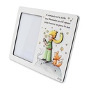 Portafoto Piccolo Principe con frase ' Mi domando se...' Battesimo, Comunione, Cresima, Compleanno bomboniera ricordino