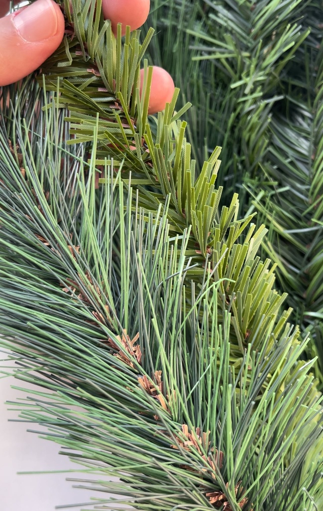 ALBERO DI NATALE VERDE SEMPLICE 2,10M
