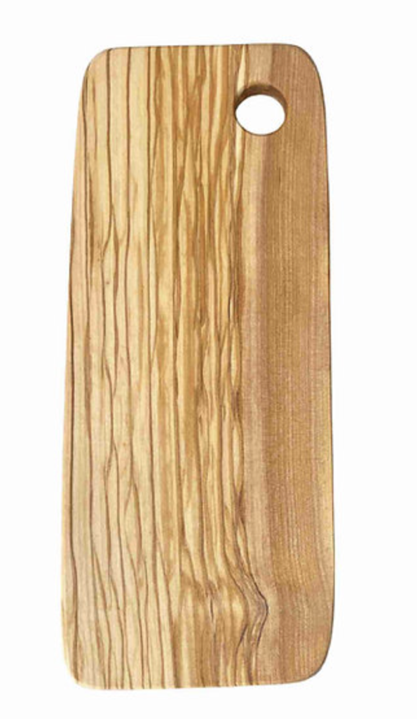 TAGLIERE GRANDE  IN LEGNO D'ULIVO RETTANGOLARE PERSONALIZZATO