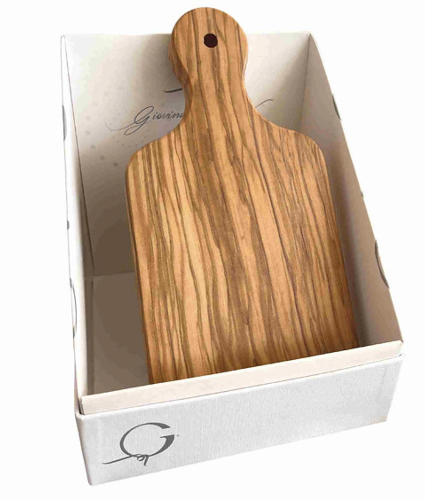 TAGLIERE SMART IN LEGNO DI ULIVO PERSONALIZZATO