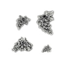 GRAPPOLO D'UVA ARGENTATO IN RESINA ALTA QUALITA'