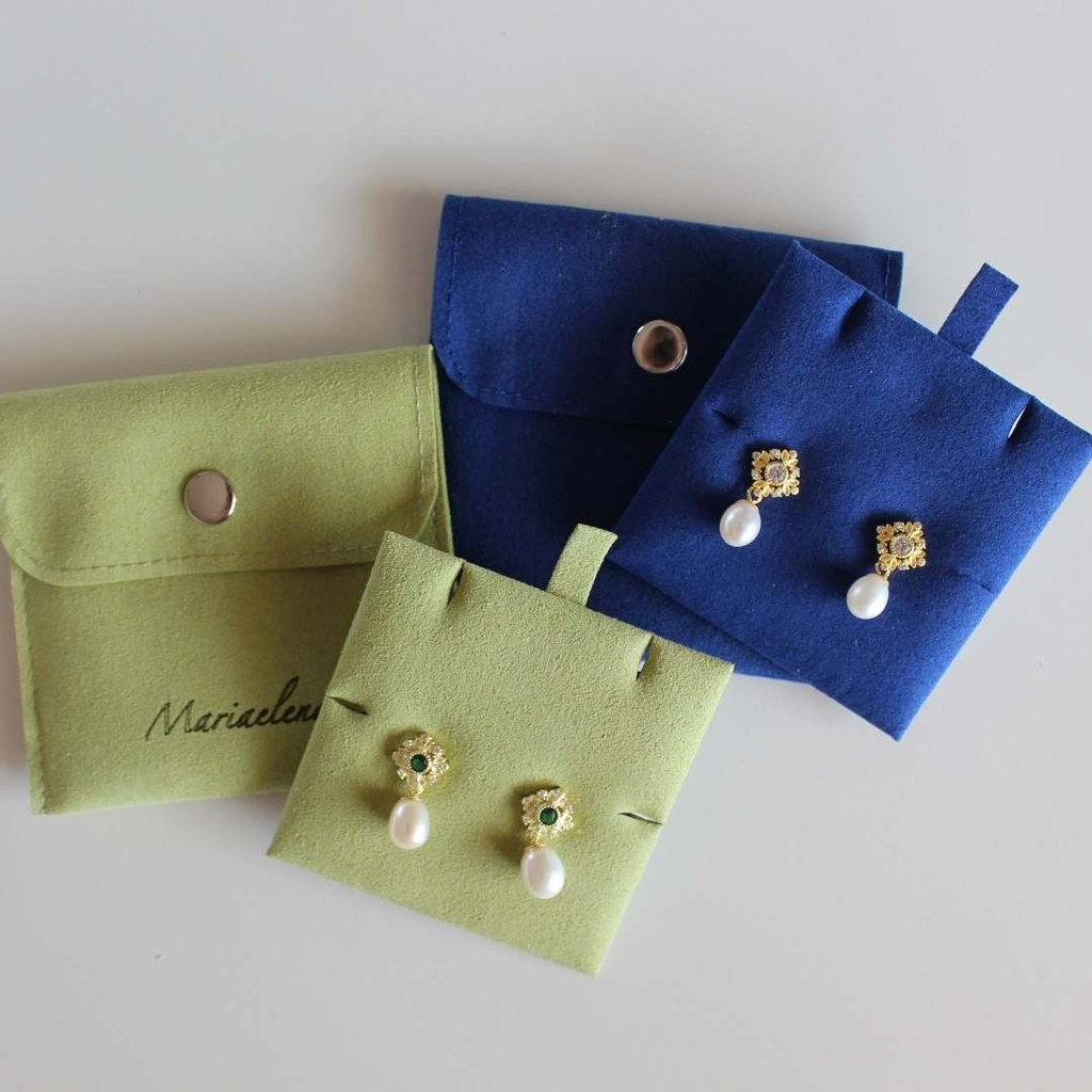 SET DI 3 ORECCHINI CHLOE' CUORE O STELLINA CON MICRO PAVE' DI ZIRCONI (copia)