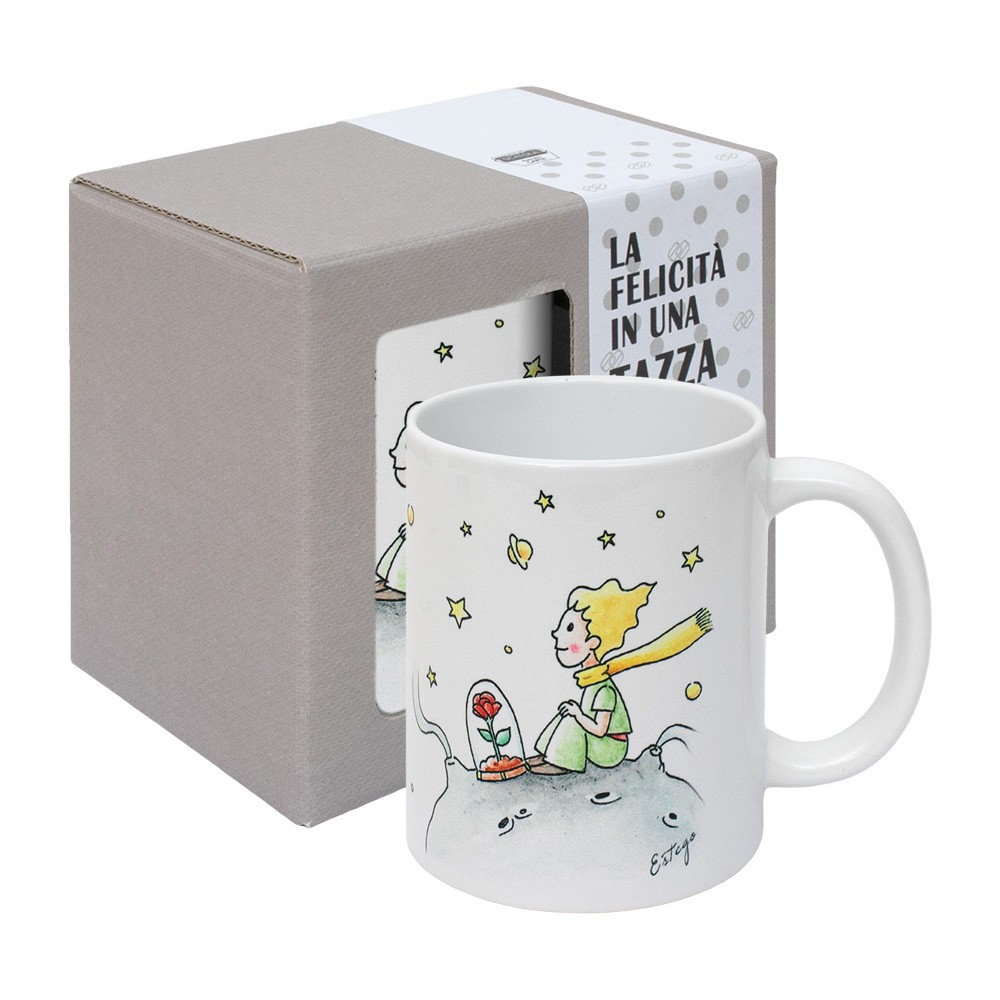  Tazza Piccolo Principe Porcellana con frase 'E' Molto semplice  se...', Regalo