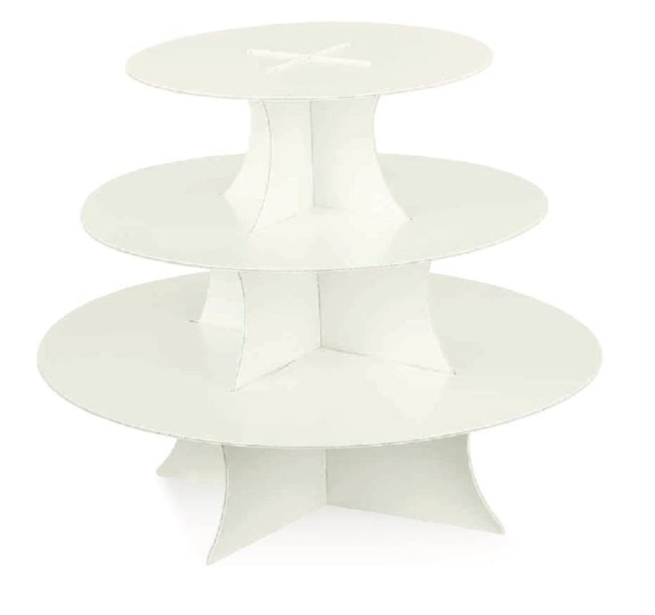 [SCO15037] ALZATA SEMPLICE 3 PIANI TONDA Ø 330x h.290