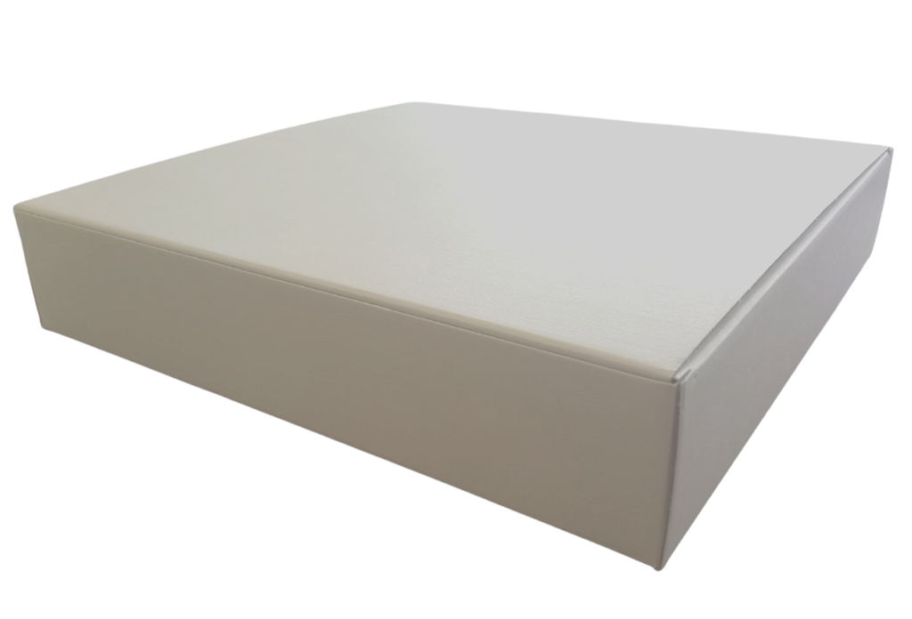 [SCO14104] ASTUCCIO-30X30X6 FONDO E COPERCHIO SETA AVOR.