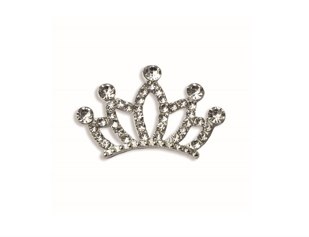 [D238527/A] Applicazione Corona Metallo Argento misura Piccola