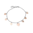 BRACCIALE ARGENTO CUORI