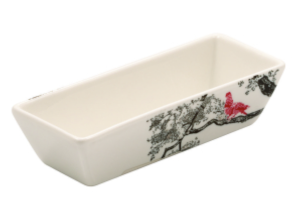 Coppetta Rettangolare Giapponese Porcellana Bomboniera, Compleanno  