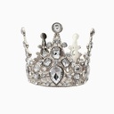 [D238526/A] Corona in Metallo Argento misura Grande