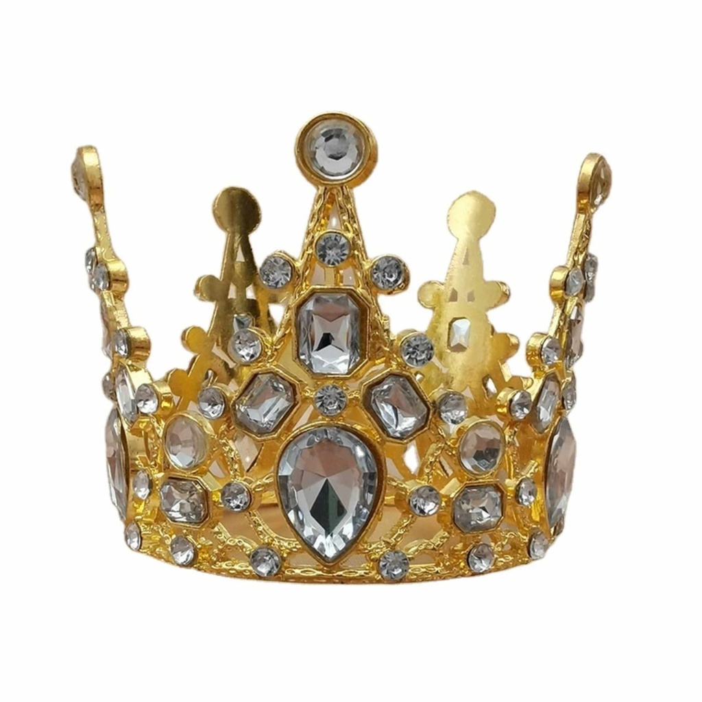 [D238526/O] Corona in Metallo Oro misura Grande