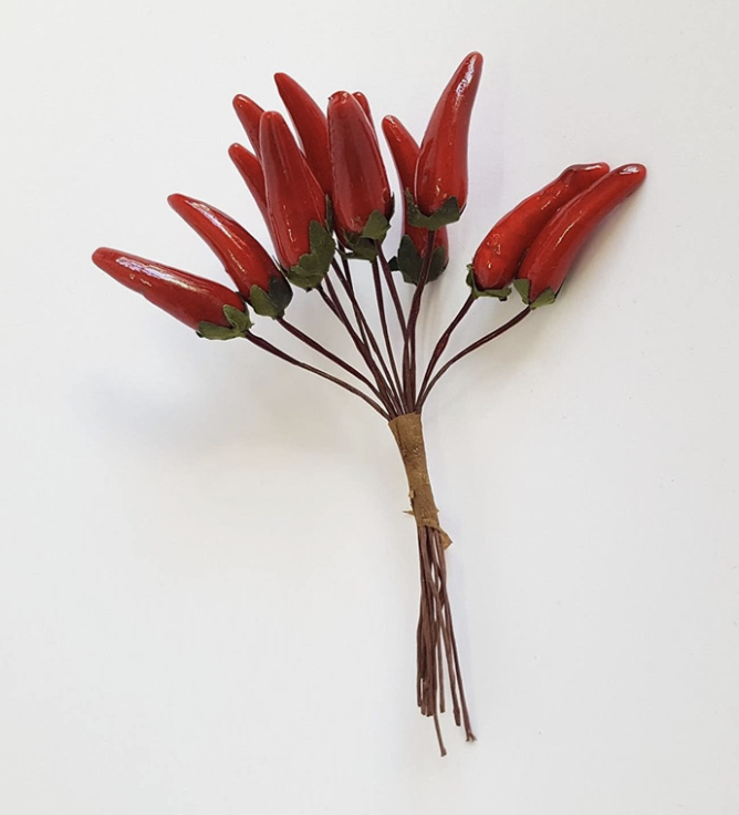 [CK6129] FIORE PEPERONCINO ROSSO/12PZ