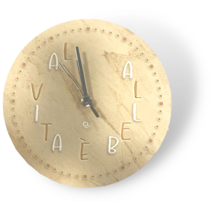 OROLOGIO DA PARETE  LA VITA E' BELLA 