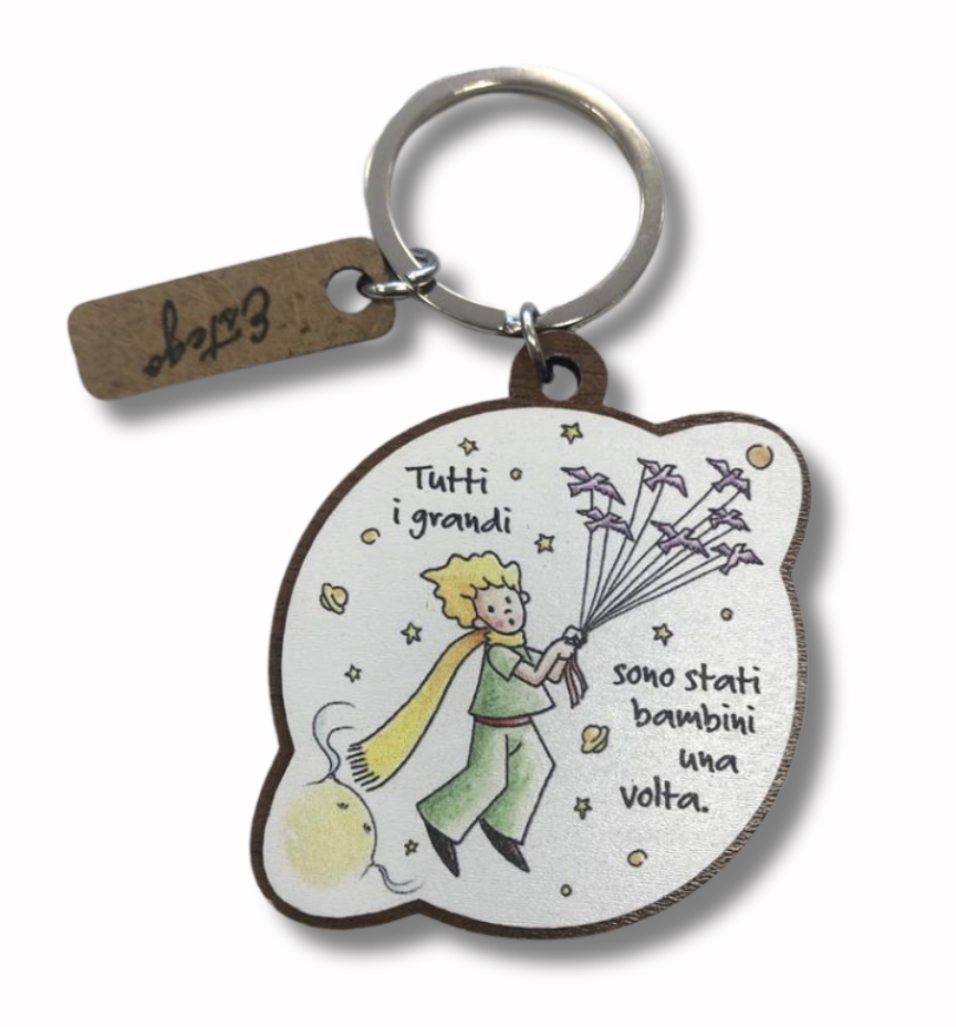 [60189] Porta chiave Piccolo Principe Tondo