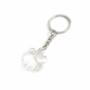[D23027] Portachiavi Ciondolo in Cristallo Fiore