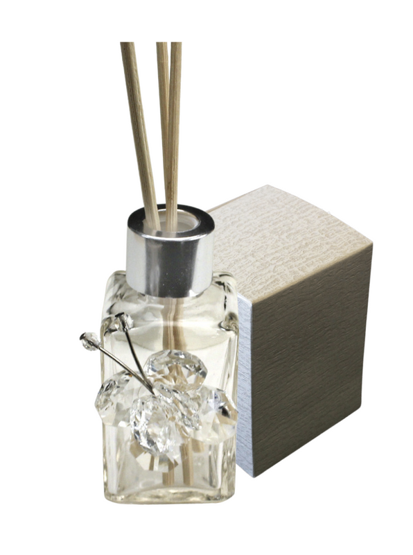 [D23029/B] Profumatore in Vetro Farfalla Bianca