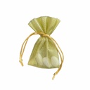 [D23012/O] SACCHETTO TRASPARENTE COLORE ORO