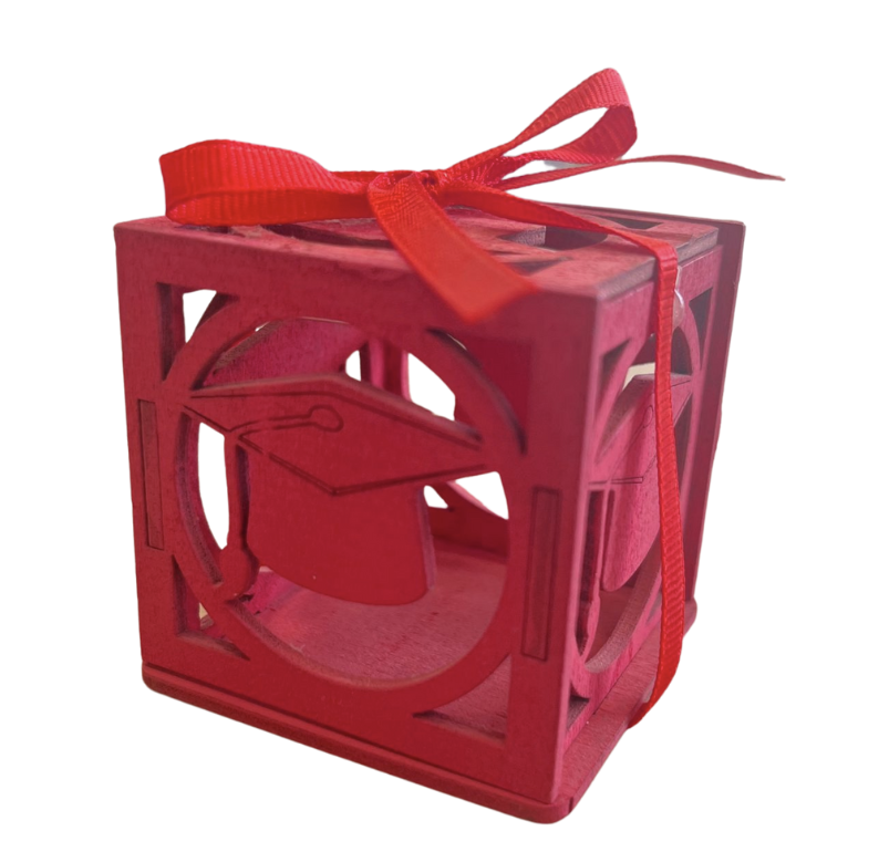 SEGNAPOSTO CASETTA LEGNO  LAUREA 