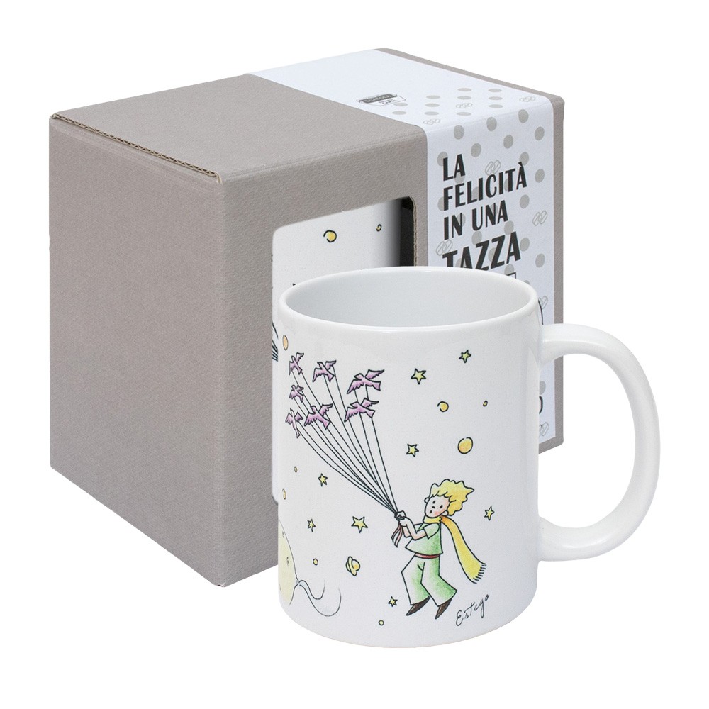 Tazza Piccolo Principe Porcellana con frase 'Tutti i grandi sono stati bambini...', Regalo
