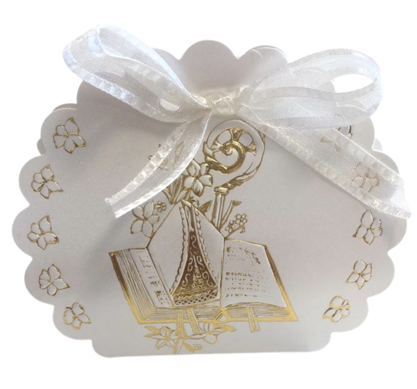 BORSETTA PORTACONFETTI CAPPELLO VESCOVO