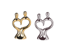 COPPIA SPOSI ANNIVERSARIO 25° O 50° CM 8 RESINA