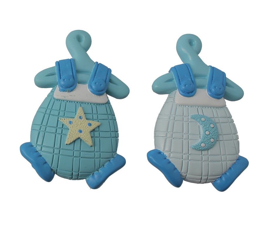 VESTITINO BIMBO PAGLIACCETTO IN RESINA NASCITA, COMPLEANNO