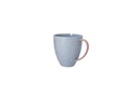 TAZZA PORCELLANA AZZURRA CON MANICO ROSA