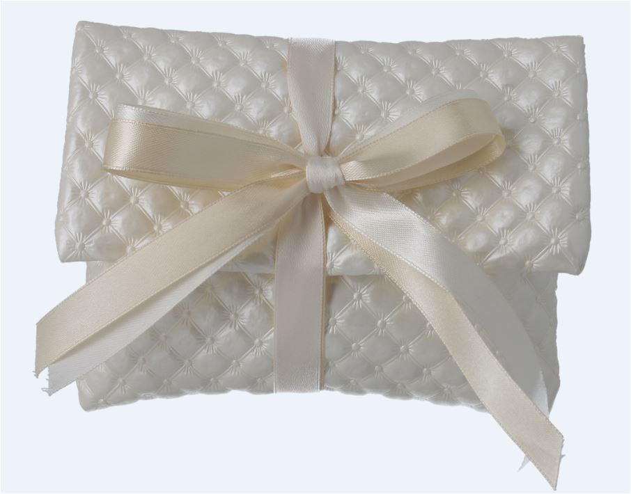 BUSTINA GR. PELLE 16X10.5 CM DEC. CONCHIGLIA 8 CF - 104 CT