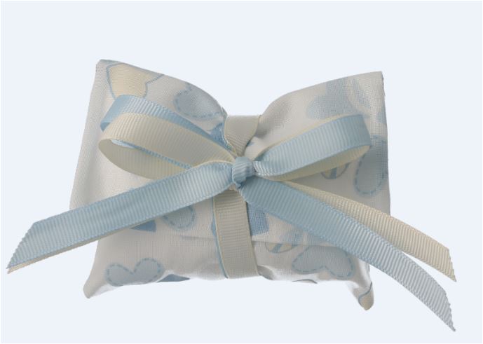 BUSTINA PIC. 10X7.5 CM DEC. SORRISO CELESTE 8 CF - 104 CT