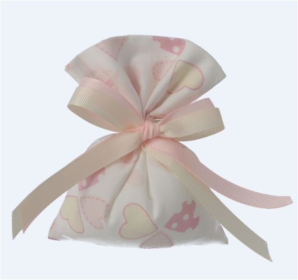 P.CONFETTI 8.5X10.5 CM DEC. SORRISI ROSA 8 CF - 104 CT