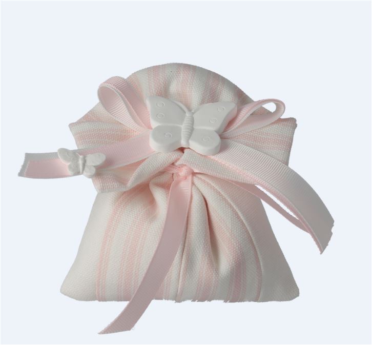 P.CONFETTI CAMICIA CON APPL. GESSETTO ROSA   10.5X12 CM