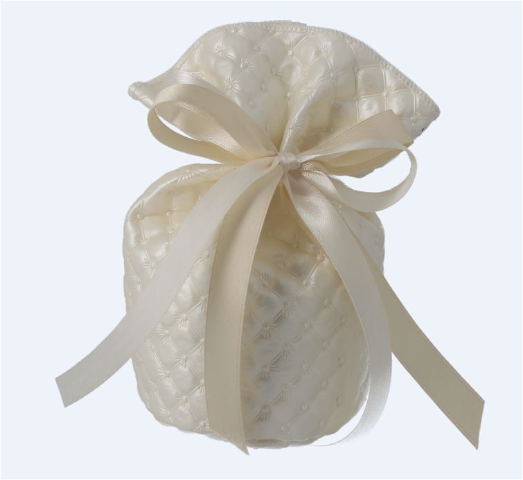 SACCOTTO PELLE 11X14 CM DEC. CONCHIGLIA 8 CF - 104 CT