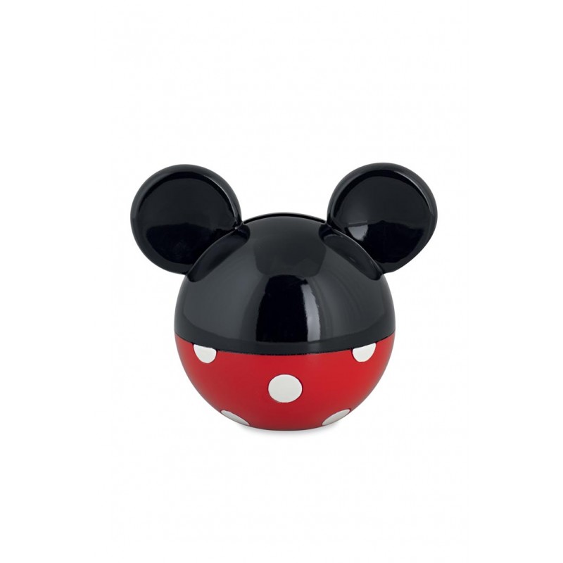 [CB1869515] SALVADANAIO ROSSO/NERO C/ASTUCCIO