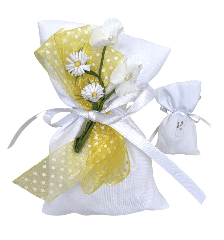 SACCHETTO  BIANCO CON LACCETTO