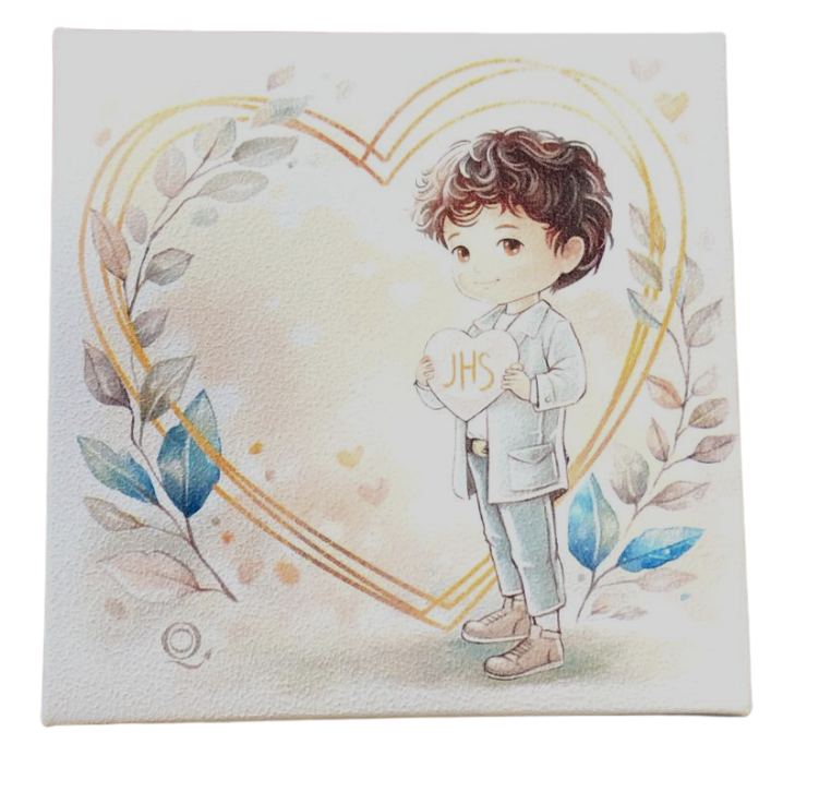 SCATOLA CONFETTI BOMBONIERA COMUNIONE CON FRASE 'Ogni giorno con Gesù...' 