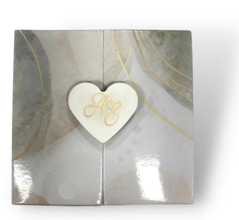 SCATOLA PORTACONFETTI CUORICINO MATRIMONIO, FIDANZAMENTO COMPROMESSA