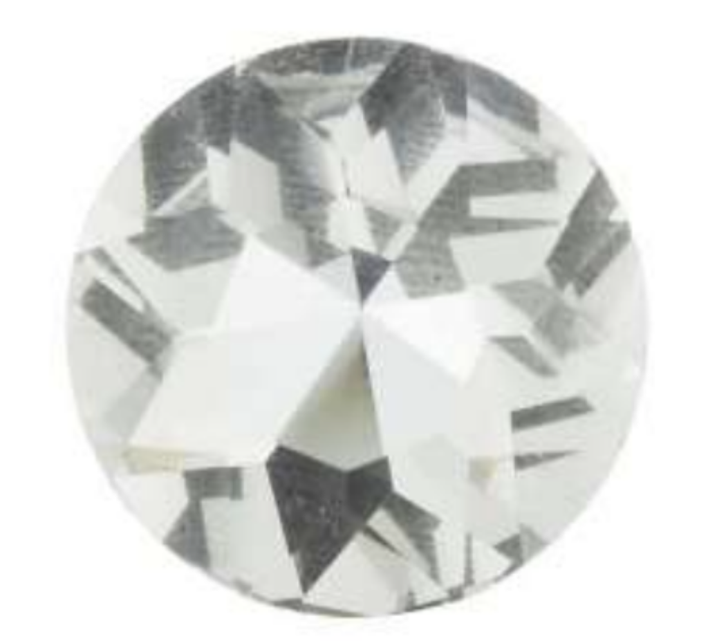 STRASS TONDO GRANDE COL. BIANCO | 12 PZ