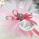 Ricordino bomboniera da Principessa Portachiavi Corona Argentata bomboniera compleanno 18  