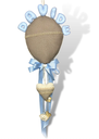 Coccarda Nascita Bimbo Palloncino