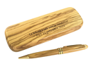 PENNA IN ULIVO C/BOX LEGNO