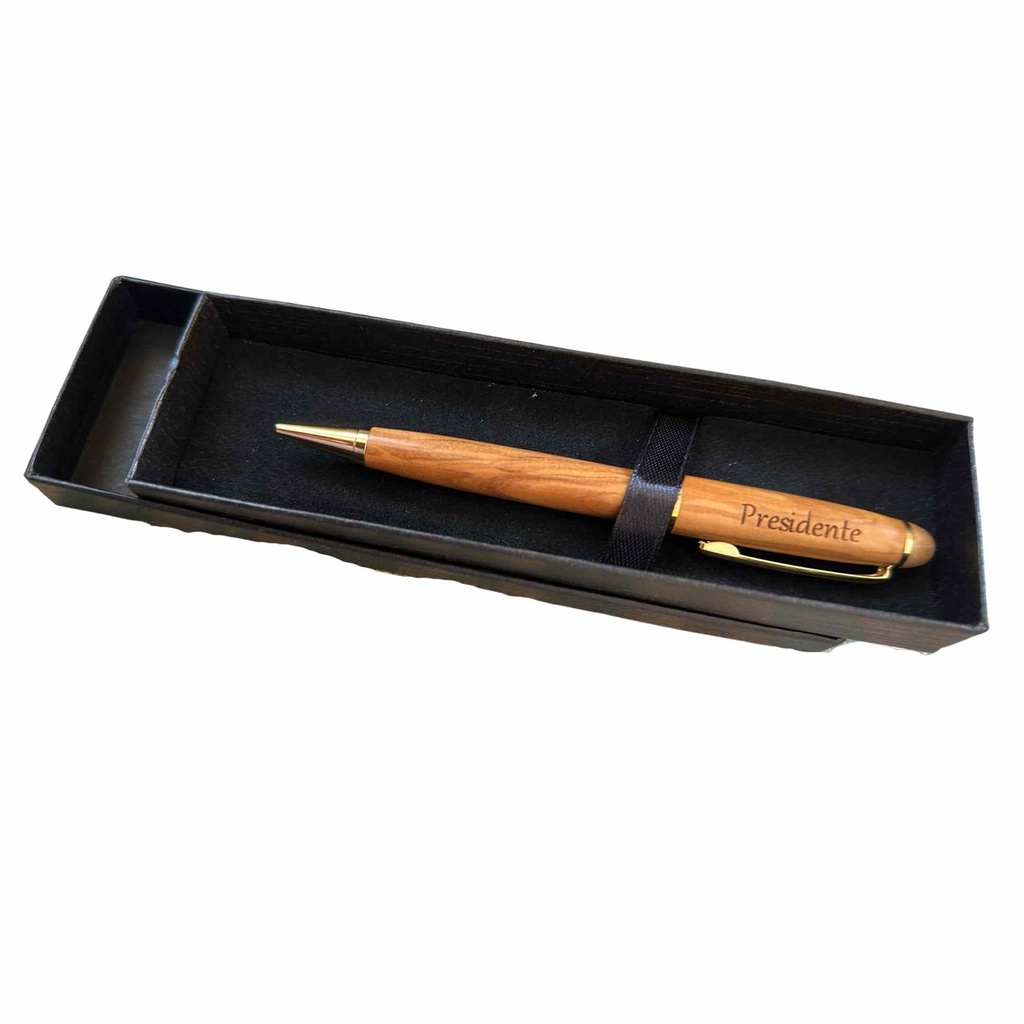 PENNA IN ULIVO C/BOX NERO