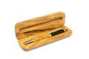 PENNA IN ULIVO CON INSERTO NERO C/BOX LEGNO